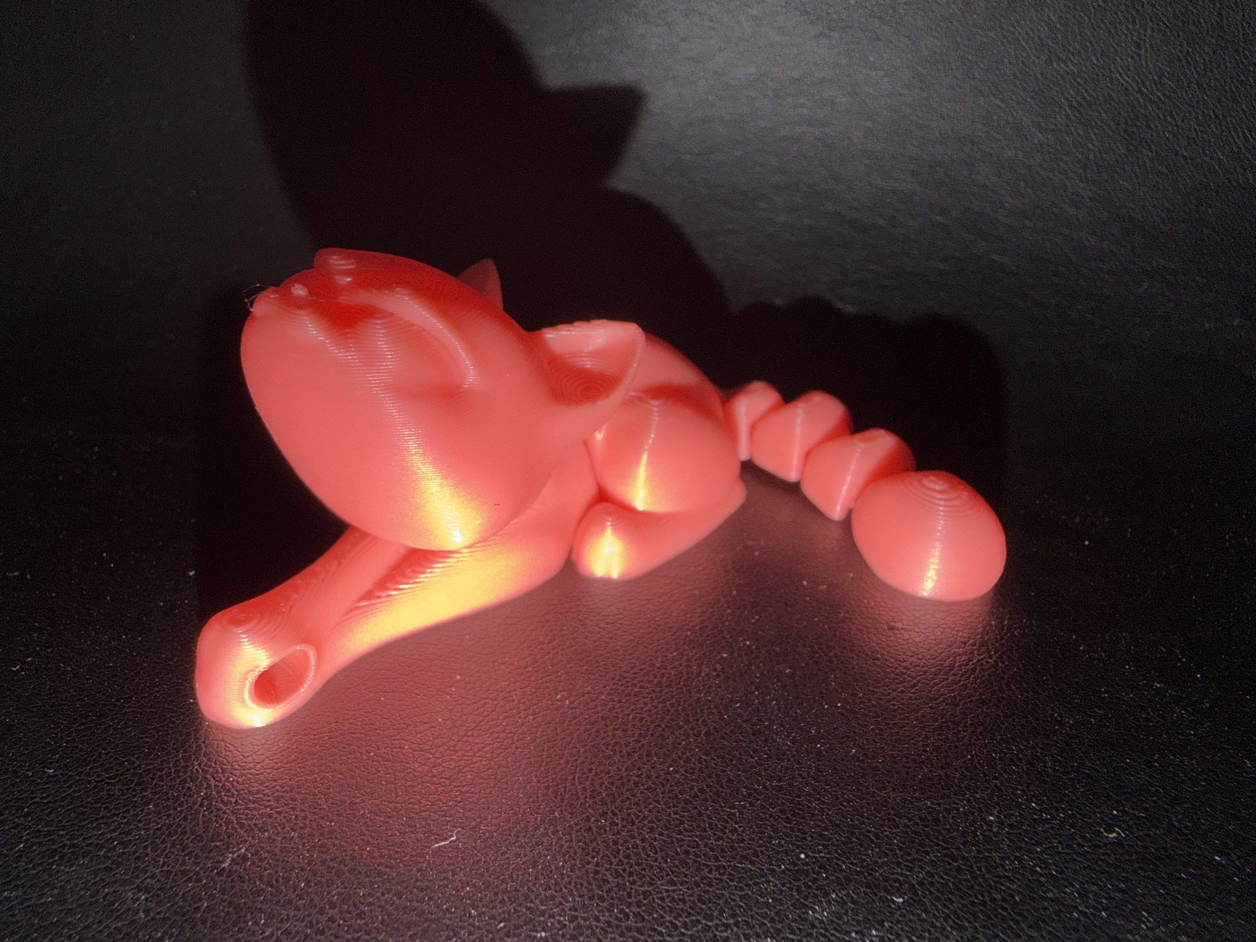 Glow-in-the-Dark Cat 3D print post from Circuit Kroak Studios