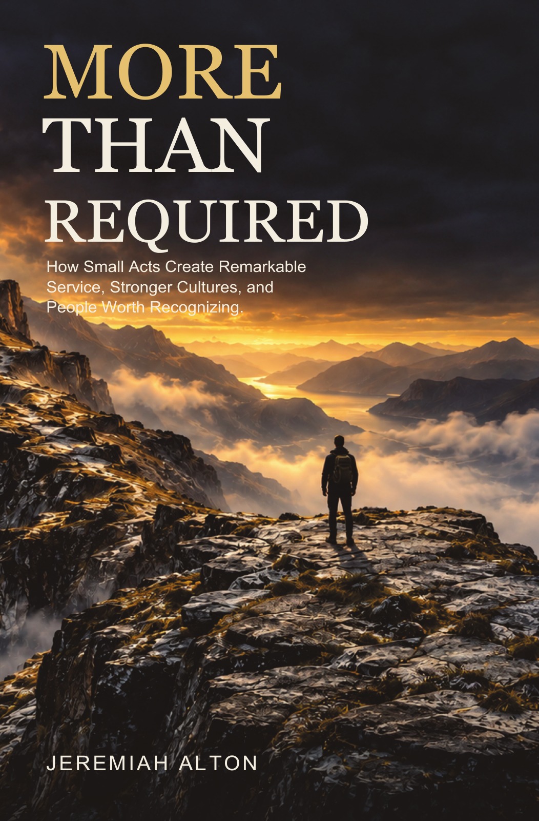 More Than Required by Jeremiah Alton: mountain and climber book cover